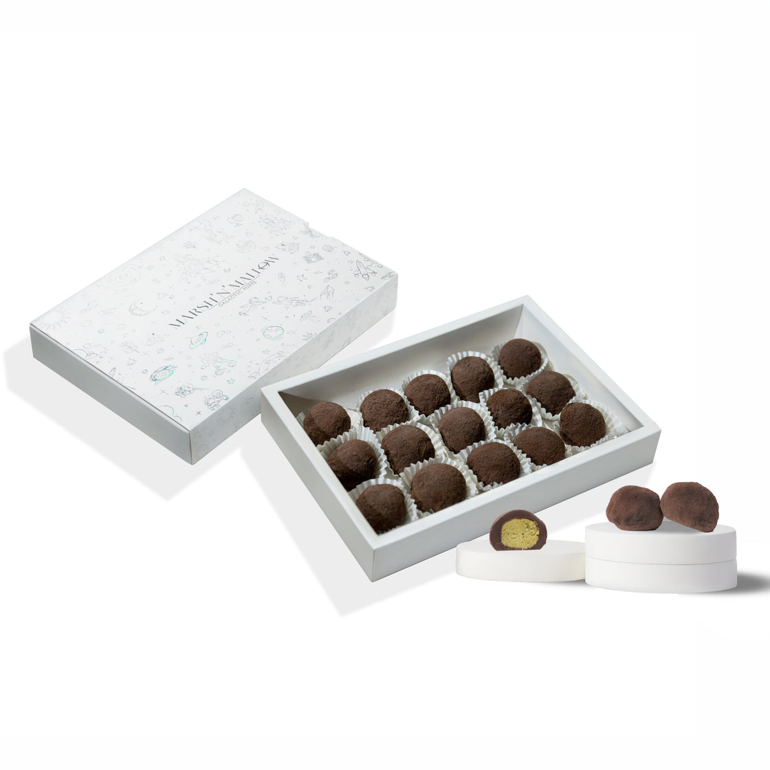 Dubai Chocolate Gooey Marshmallow Box of 9